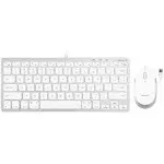 Macally Compact Aluminum USB Keyboard and Quiet Click Mouse