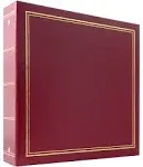 MCS Library Collection 400-Pocket 4x6 Photo Album, 80 Pages, Burgundy