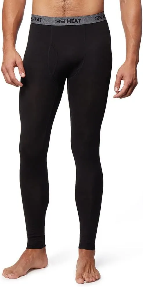 32 Degrees Men's Lightweight Baselayer Legging | Form Fitting | 4-Way Stretch | Thermal