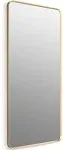 Essential 28" x 60" Rectangular Mirror Moderne Brushed Gold