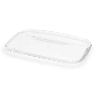 Umbra 1005786 Clear Droplet 9 3/4&#034;W Acrylic Amenity Tray