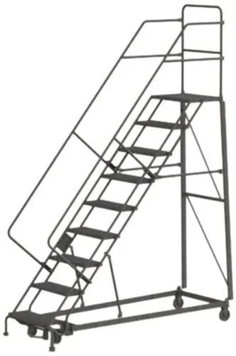 Tri-Arc Steel Rolling Ladder: 9 Step MPN:KDHS109246