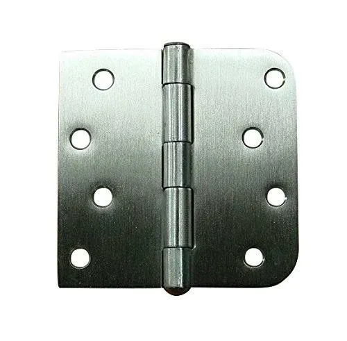 Stainless Steel Hinges 4 Inch with 5/8 Inch Square Corner NRP 2 Pack