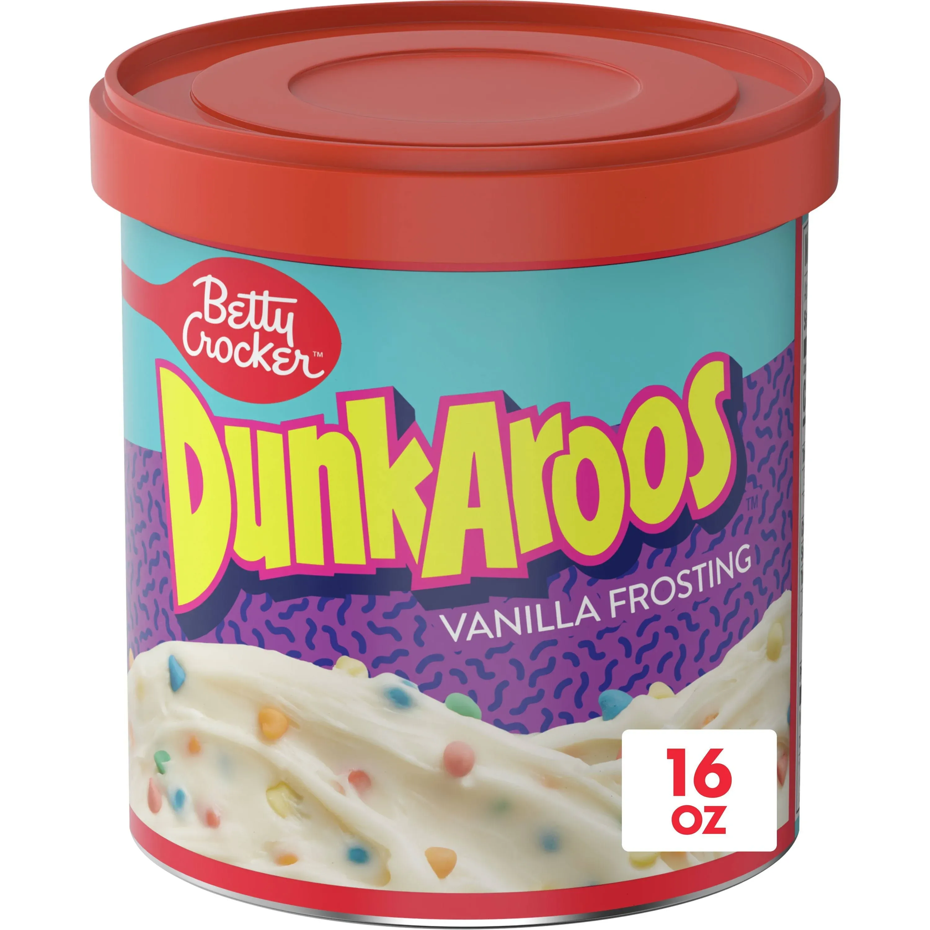 Food Betty Crocker DunkAroos Vanilla Frosting with Sprinkles-16 oz (1 Container)