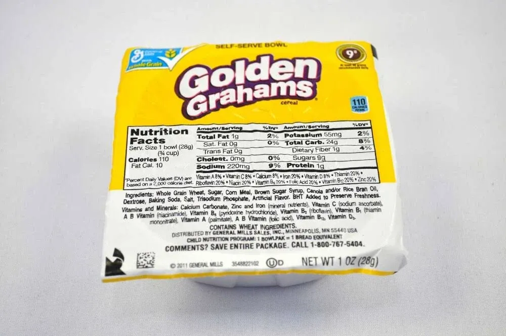 Golden Grahams Cereal, 1 Ounce, 96 per Case