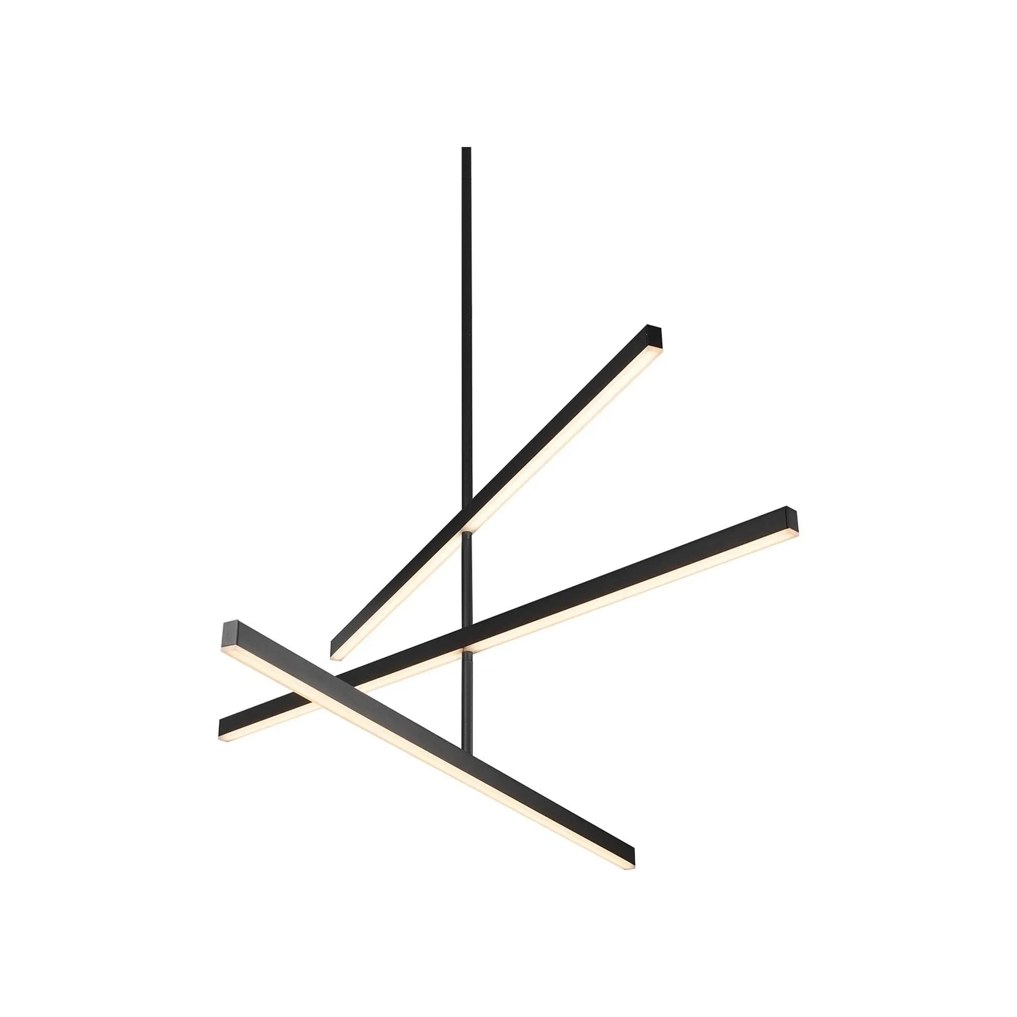 Vega Chandelier, Black, 45"Lx.75"Wx16.5"