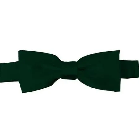 GUSLESON Mens Solid Color Bowties Self Tie Bow Tie Handkerchief for Men Satin Bo