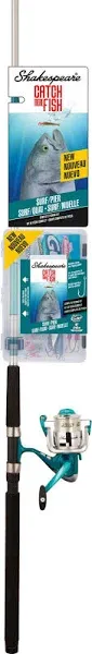 Shakespeare Catch More Fish 7&#039; Inshore Spinning Combo Kit with Tackle