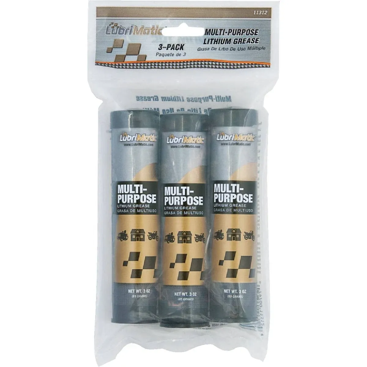 Lubrimatic 11312 Multi Purpose Lithium Grease 3 oz