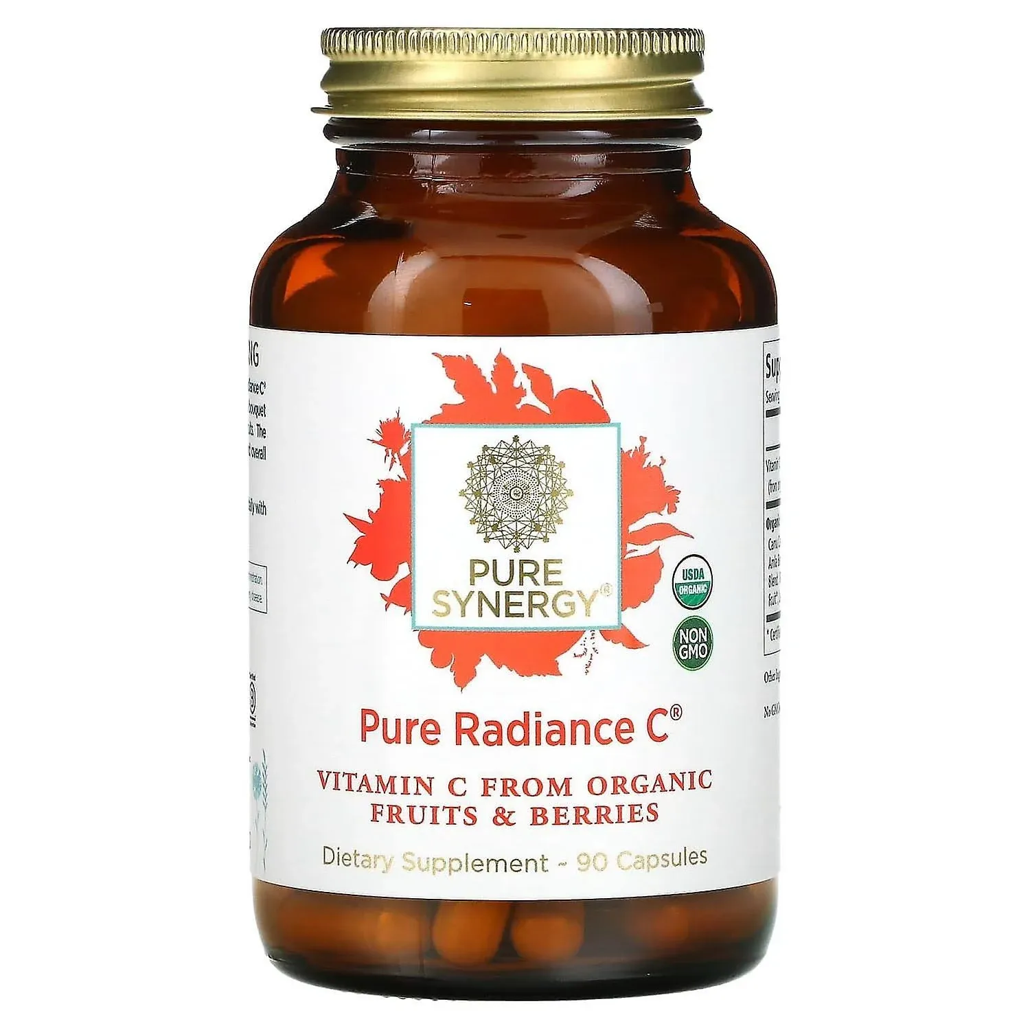 PURE SYNERGY Pure Radiance C | Organic Vitamin C Capsules | 100% Natural, Who...