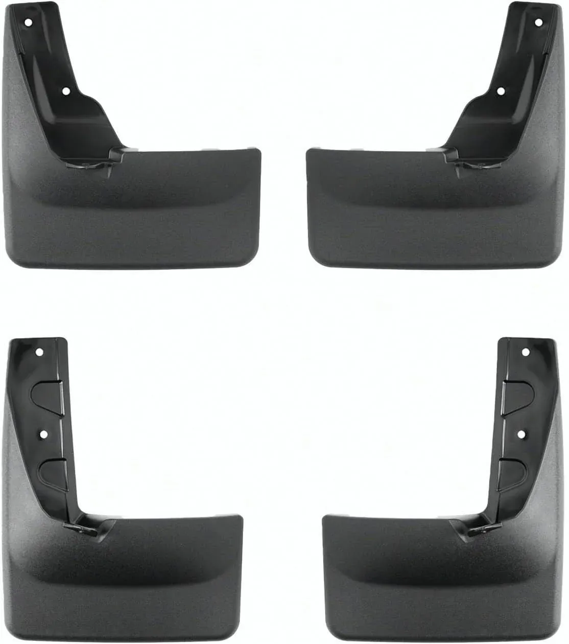 WeatherTech 22-23 Toyota Tundra (Incl. Hybrid) No Drill Mudflaps - Black - 110154-120154