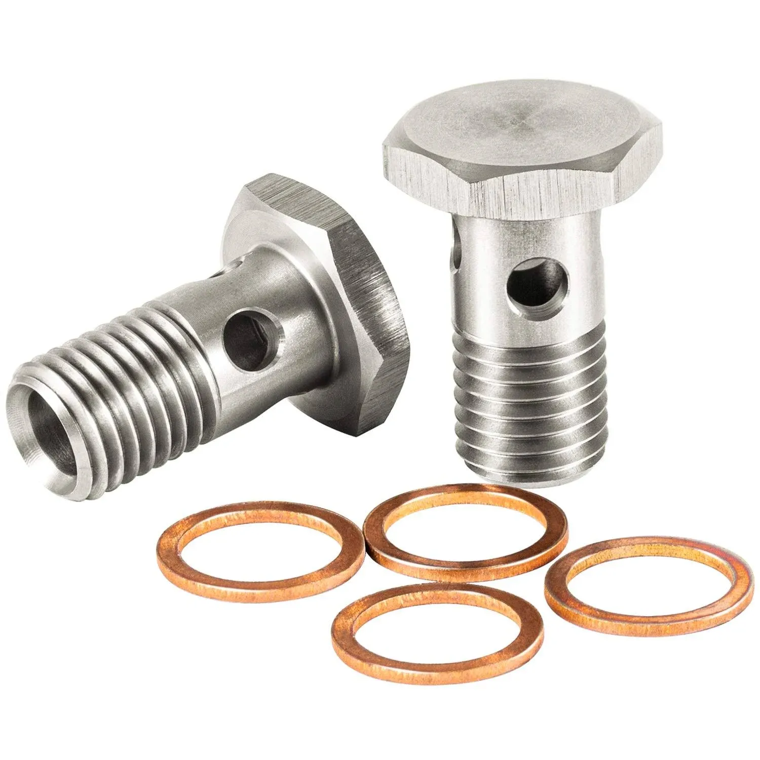 Fuel Banjo Bolt Ultra High Flow Upgrade Kit for Ford 6.0L & 6.4L fit for Powerstroke F250, F350, 450, F550