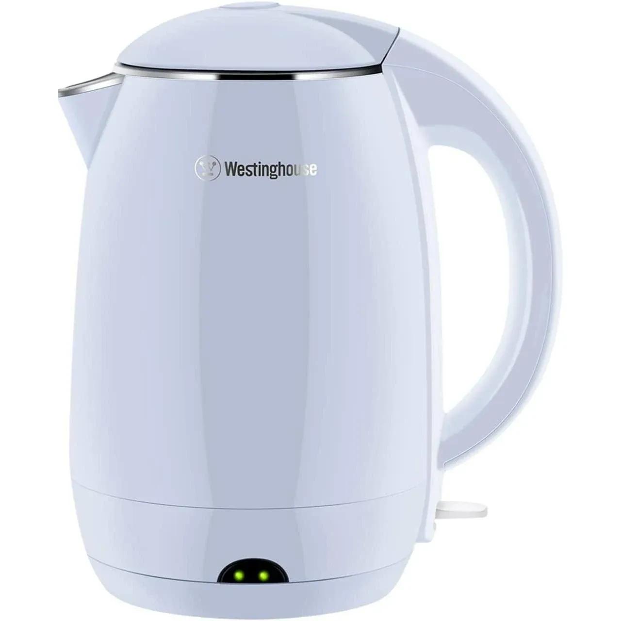 Westinghouse Electric Cordless Kettle - Crafted with 1.8L Capacity, Double Wall Housing, Auto Shutoff, Stainless, Steel Interior, Concealed Heating