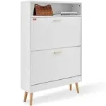 VEVOR Shoe Cabinet with 2 Flip Drawers