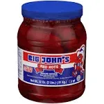 Big John's Pickled Red Hots - 1/2 Gallon