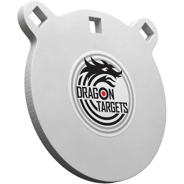 Dragon Targets 8" x 1/2" Gong AR500 Steel Shooting Target 1/2" Thick