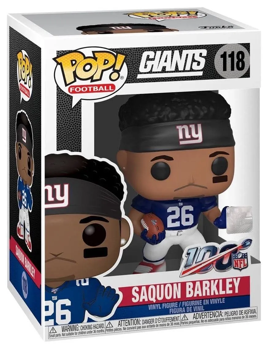 NFL Giants Saquon Barkley Funko Pop! Vinyl Figure #118