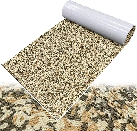 Boat Flooring EVA Foam Boat Decking Sheet Self Adhesive Marine Flooring Brushed Camo Marine Carpet for Boats Yacht Kayak Decking Cushioning Cooler Seating Helm Pad Swimming RV Golf Cart Non Slip Pad