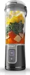 Ninja - Blast 18 oz. Portable Blender - Denim Blue