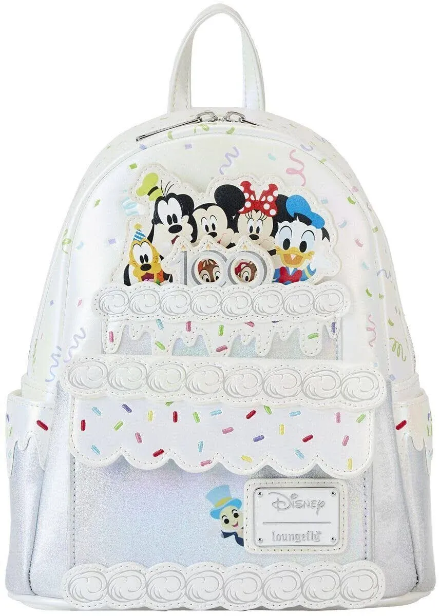 Loungefly Disney 100 Celebration Cake Mini Backpack *PRE-ORDER ITEM*