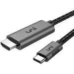 Uni USB C to DisplayPort Cable 3ft (4K@60Hz, 2K@165Hz), Sturdy USB Type-C to Dis UA15-23