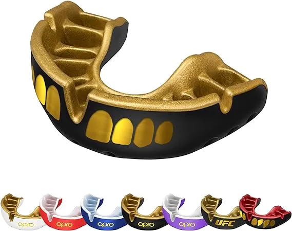 Gold Mouthguard  (Black Grillz)