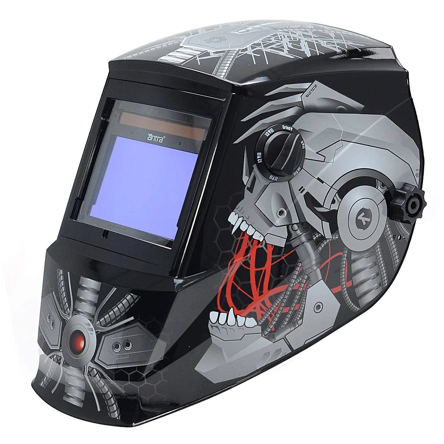 Antra AH6-660-6320 Solar Power Auto Darkening Welding Helmet