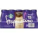 Starbucks Frappuccino - Bebida a base de café con sabor a moca, paquete de 12 botellas de 13.7 onzas