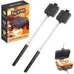 AILITOR Cast Iron Camp Pie Cooker, Campfire Sandwich Maker (Pack of 2)