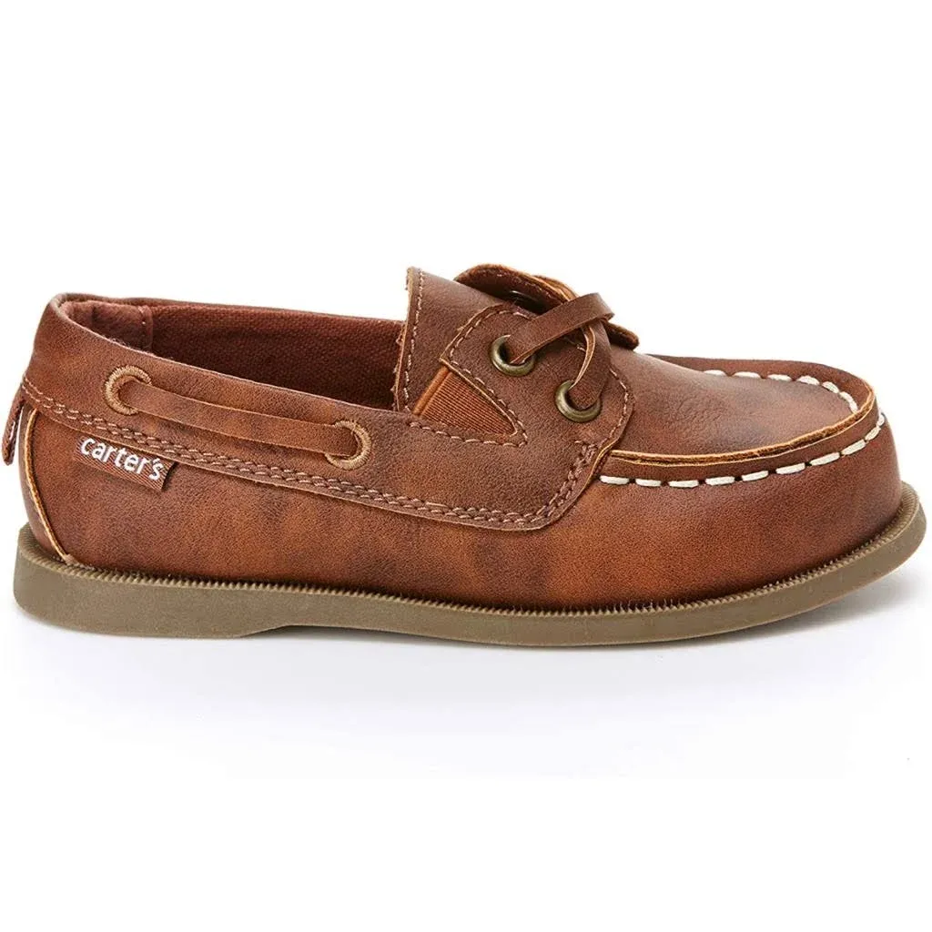 Carter's Kid Boat Shoes 13 Brown