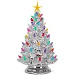 Pearl White Ceramic Christmas Tree - Large