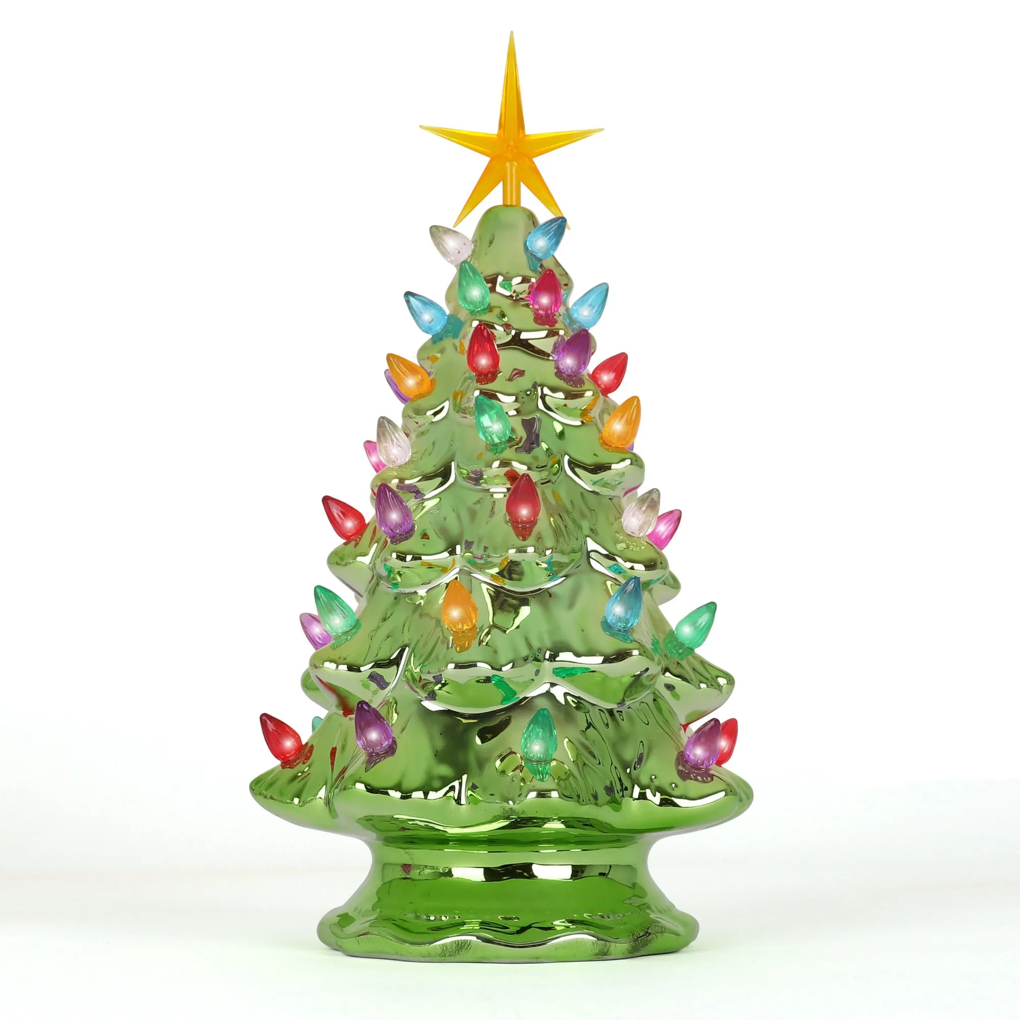 Pearl White Ceramic Christmas Tree - Large