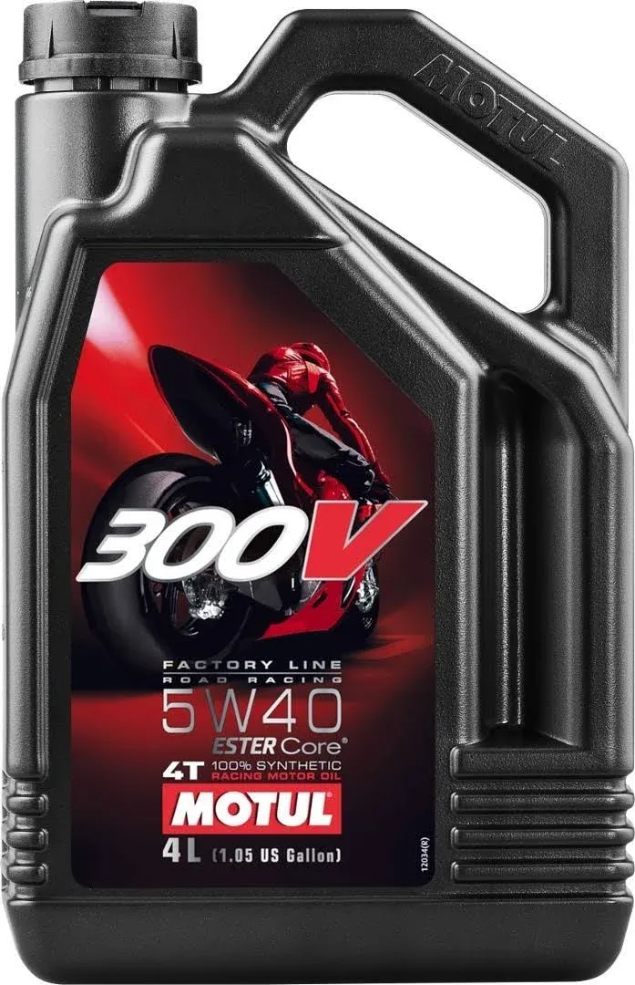 Motul 300V 5W40 100% Synthetic Road Racing Engine Oil 4L (104115)