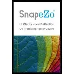 24x36 Brushed Black Snapezo® Snap Frame - 1