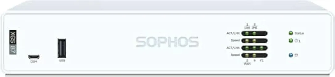 Sophos XGS 87 Next-Gen Firewall - US Power Cord (XA8BTCHUS)