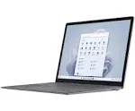 Microsoft Surface Laptop 5, 13.5" Pixelsense Touchsreen, 12th Gen Intel i5, 8GB RAM Memory, 512GB SSD, Win 11H Platinum (Renewed)