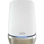 NETGEAR - Orbi 960 Series AXE11000 Quad-Band Mesh Wi-Fi 6E Satellite, 1-pack Add On Only - White