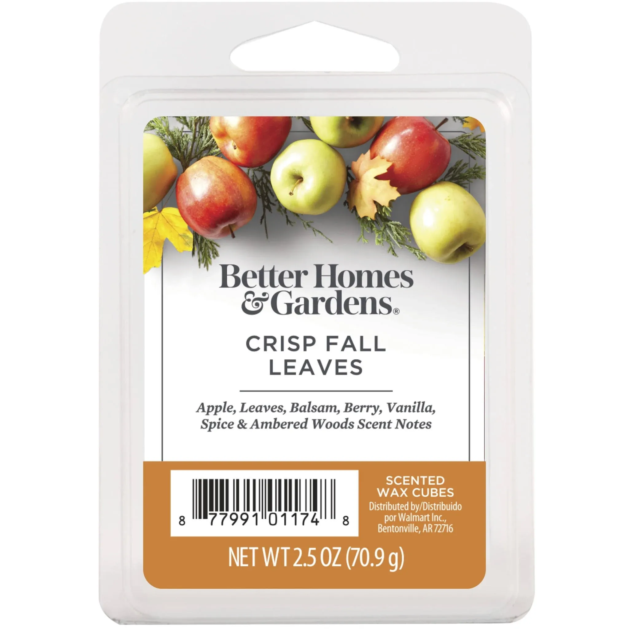 Better Homes and Gardens Crisp Fall Leaves Wax Cubes - 4-Pack