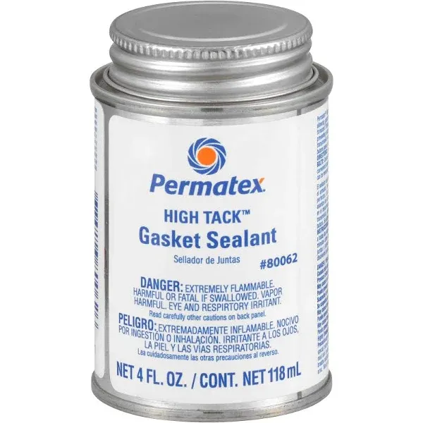 80062 1/4 Pt Hi-Tack Adhesive Sealant(98H), Permatex Company, EACH, EA, Super ta