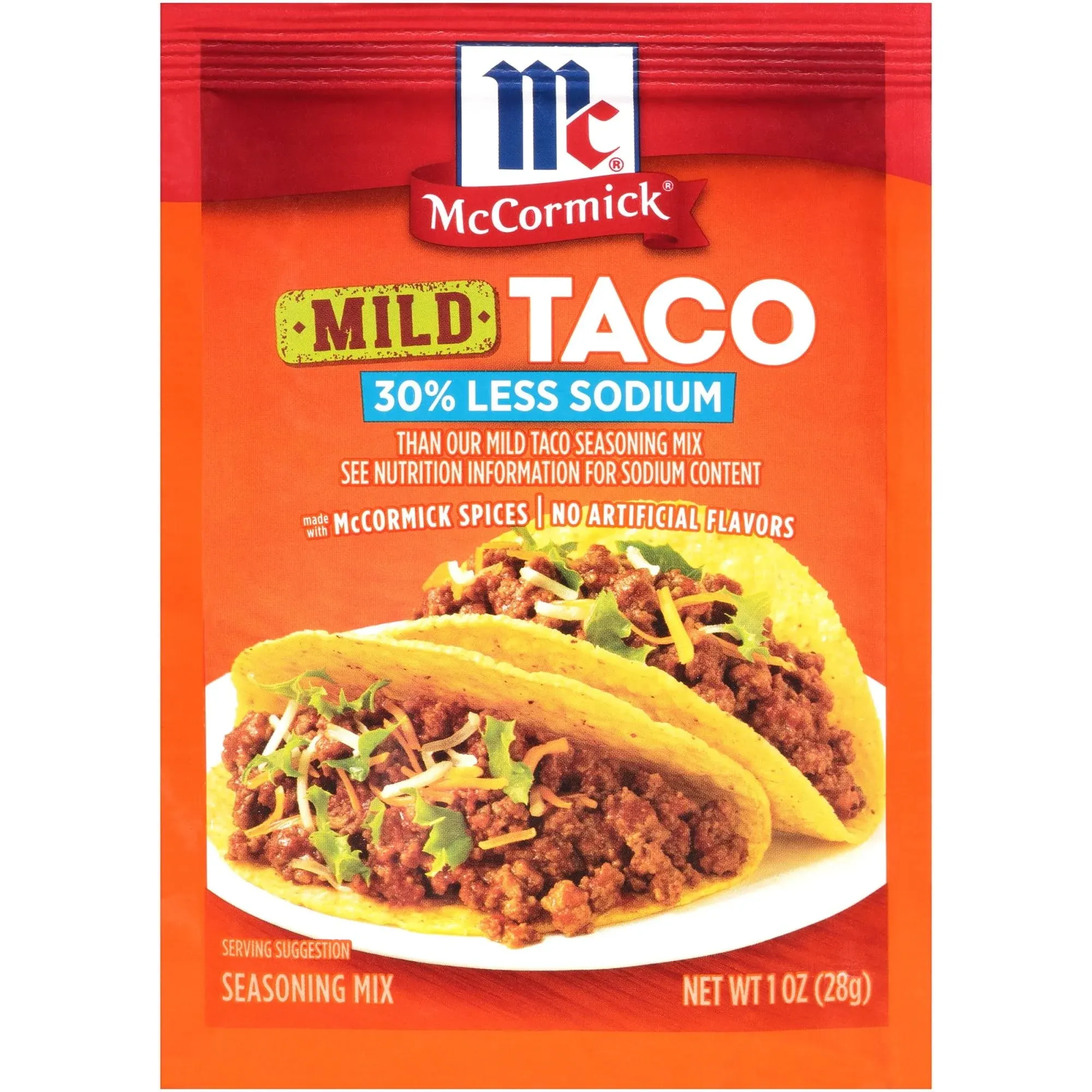 McCormick 30% Less Sodium Taco Seasoning Mix