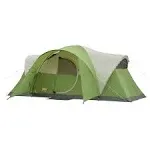 Coleman Coleman Montana 8-Person Tent with Hinged Door and Rainfly - Green, 16 ft. x 7 ft.