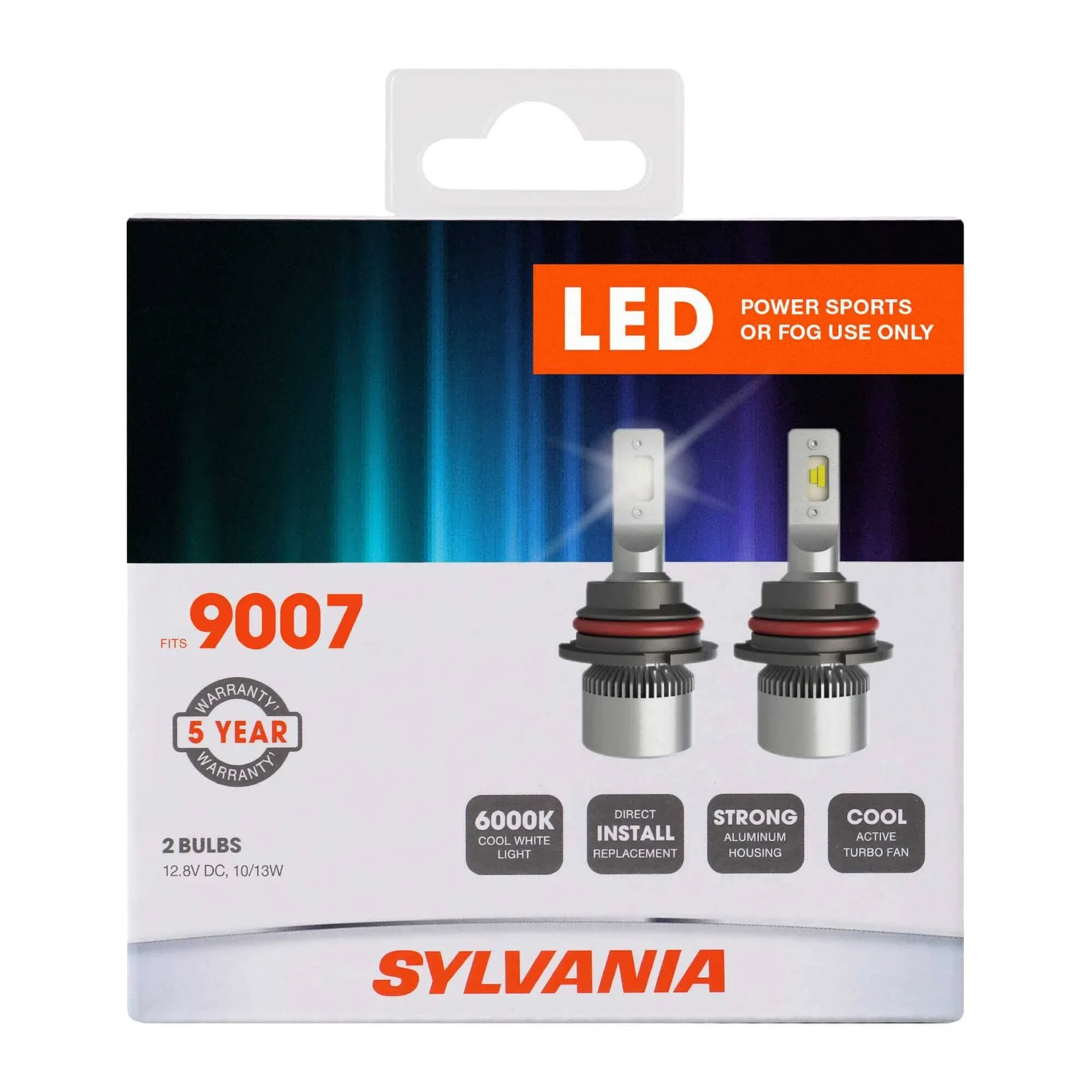 Sylvania 9007 LED Fog & Powersports Bulbs - 2 ct