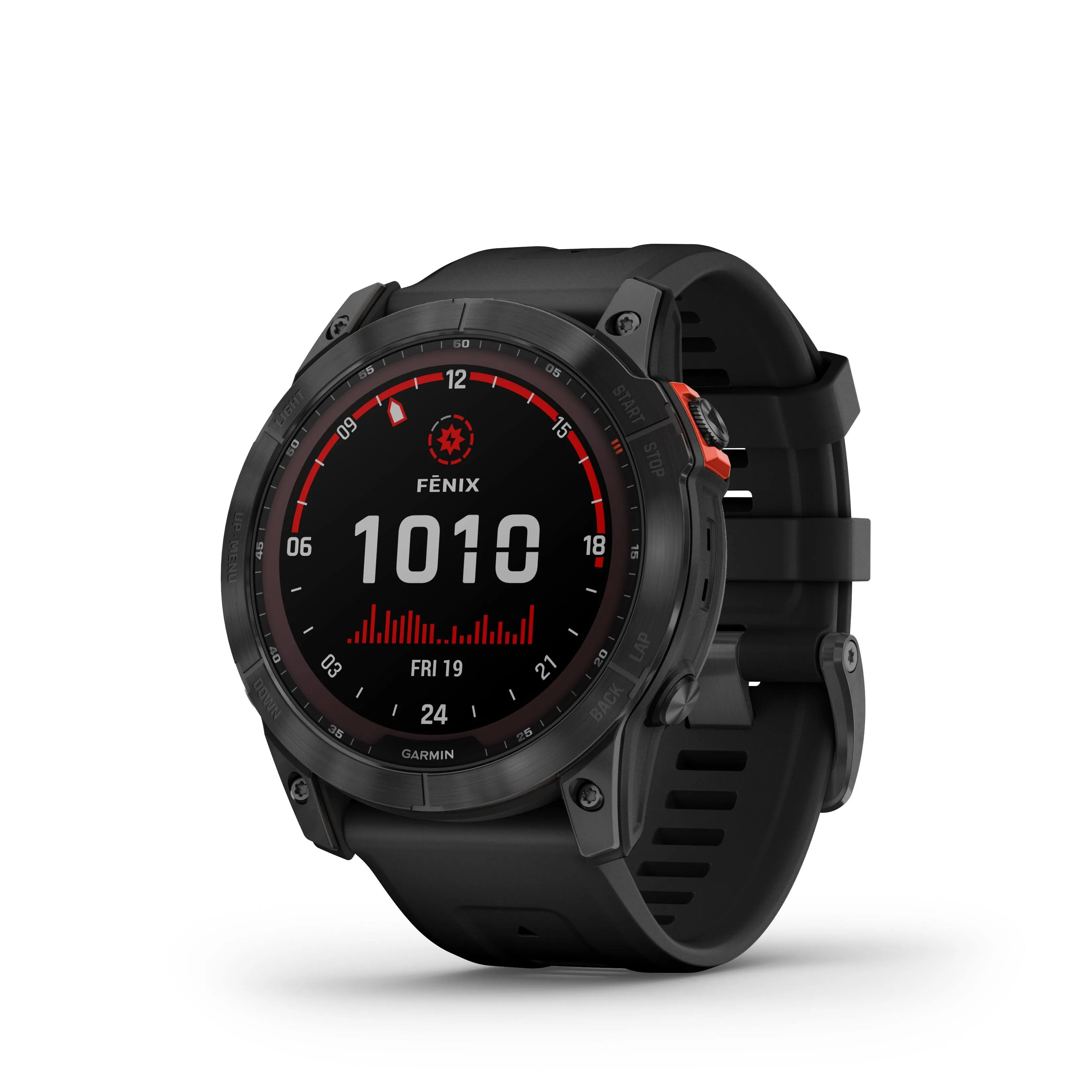 Garmin fenix 7X Solar 51mm Multisport GPS Smartwatch, Slate Gray with Black Band