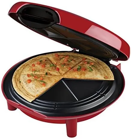 George Foreman Electric Quesadilla Maker, Red, GFQ001 10 Inch